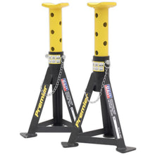 Load image into Gallery viewer, Sealey Axle Stands (Pair) 3 Tonne Capacity per Stand - Yellow
