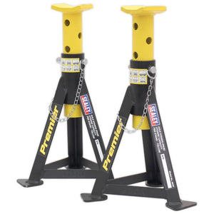 Sealey Axle Stands (Pair) 3 Tonne Capacity per Stand - Yellow
