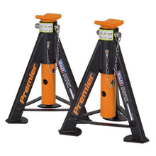 Load image into Gallery viewer, Sealey Axle Stands (Pair) 6 Tonne Capacity per Stand - Orange
