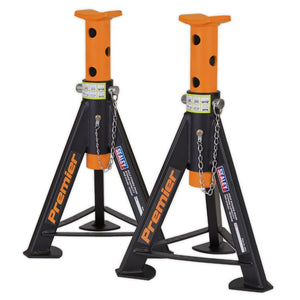 Sealey Axle Stands (Pair) 6 Tonne Capacity per Stand - Orange
