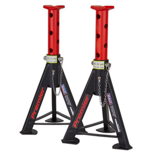 Sealey Axle Stands (Pair) 6 Tonne Capacity per Stand - Red
