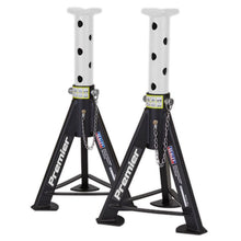 Load image into Gallery viewer, Sealey Axle Stands (Pair) 6 Tonne Capacity per Stand - White
