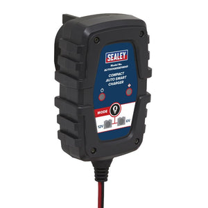 Sealey Compact Smart Trickle Charger & Maintainer 1A 6/12V