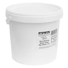Load image into Gallery viewer, Sealey Shot Blasting Beads Glass 5kg Plastic Tub
