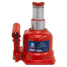 Load image into Gallery viewer, Sealey Bottle Jack 10 Tonne, Low Profile Telescopic
