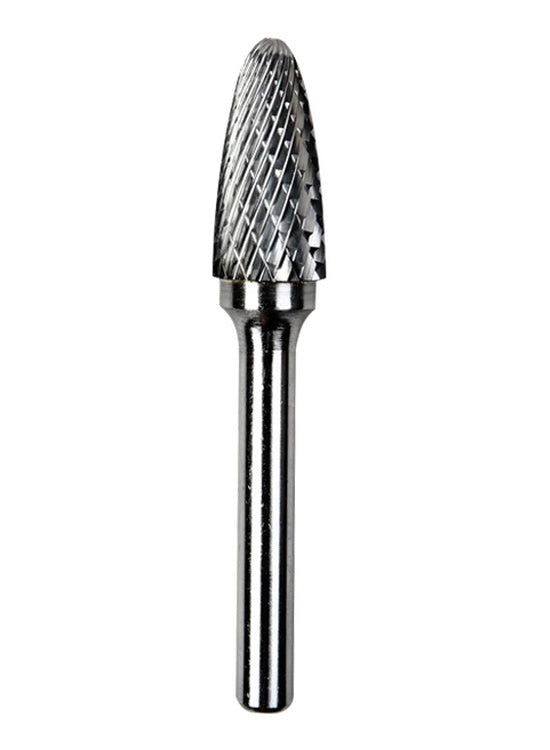 Abracs Tungsten Carbide Burr Flame (8 x 19 x 6 x 63mm)