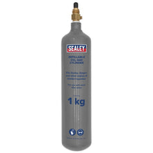 Load image into Gallery viewer, Sealey Gas Cylinder Refillable Carbon Dioxide 1kg
