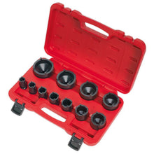 Load image into Gallery viewer, Sealey Ball Joint Socket Set 11pc 1/2&quot; Sq Drive

