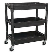 Load image into Gallery viewer, Sealey Trolley 3-Level Composite Heavy-Duty (810 x 460 x 925mm)
