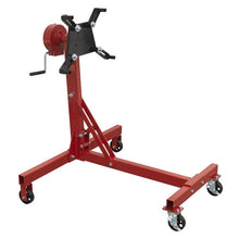 Load image into Gallery viewer, Sealey Folding 360° Rotating Engine Stand, Geared Handle Drive, 450kg Capacity
