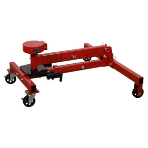 Sealey Folding 360° Rotating Engine Stand, Geared Handle Drive, 450kg Capacity