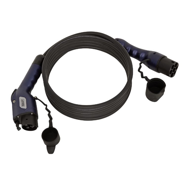 Sealey EV Charging Cable Type 1 to Type 2, 16A - 5M