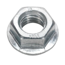 Load image into Gallery viewer, Sealey Flange Nut Serrated DIN 6923 - M12 Zinc - Pack of 50
