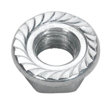 Load image into Gallery viewer, Sealey Flange Nut Serrated DIN 6923 - M12 Zinc - Pack of 50
