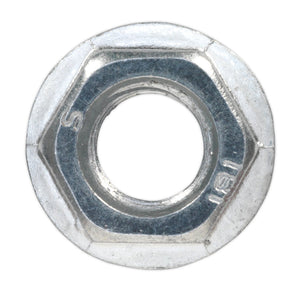 Sealey Flange Nut Serrated DIN 6923 - M12 Zinc - Pack of 50