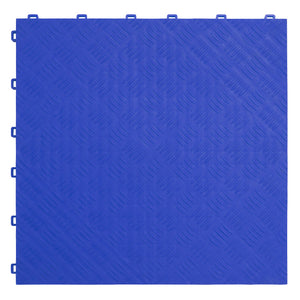 Sealey Polypropylene Floor Tile 400 x 400mm - Blue Treadplate - Pack of 9