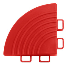 Load image into Gallery viewer, Sealey Polypropylene Floor Tile Corner 60 x 60mm Red - Pack of 4
