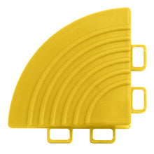 Load image into Gallery viewer, Sealey Polypropylene Floor Tile Corner 60 x 60mm Yellow - Pack of 4
