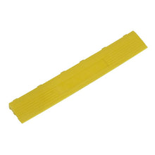 Load image into Gallery viewer, Sealey Polypropylene Floor Tile Edge 400 x 60mm Yellow Female - Pack of 6
