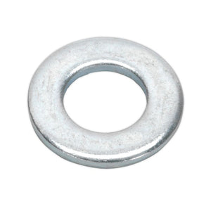 Sealey Flat Washer DIN 125 - M8 x 17mm Form A Zinc - Pack of 100