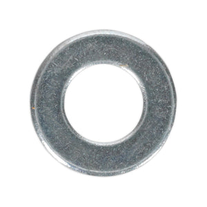 Sealey Flat Washer DIN 125 - M8 x 17mm Form A Zinc - Pack of 100