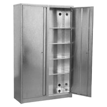 Load image into Gallery viewer, Sealey Galvanized Steel Floor Cabinet 4-Shelf Extra-Wide
