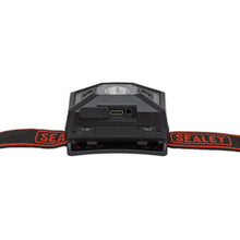 Load image into Gallery viewer, Sealey Rechargeable Head Torch 3W SMD LED Auto-Sensor
