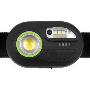 Sealey Rechargeable Headlight, Sensor 3W COB & 1W SMD LED