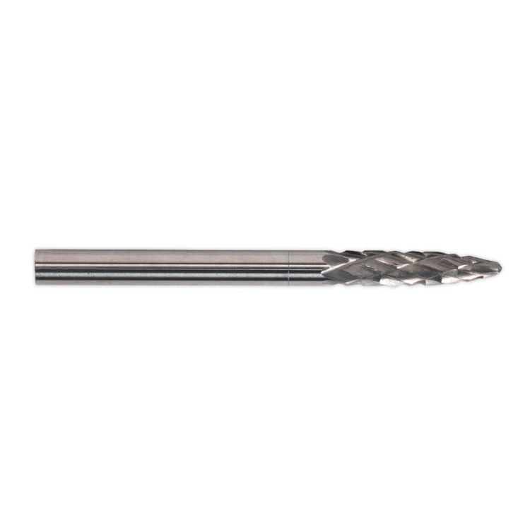 Sealey Micro Tungsten Carbide Burr Ball Nose Tree - Pack of 3