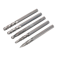 Load image into Gallery viewer, Sealey Micro Tungsten Carbide Burr Set 5pc
