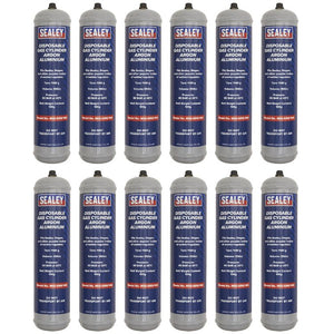 Sealey Gas Cylinder Disposable Argon 100g - Box of 12
