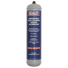 Load image into Gallery viewer, Sealey Gas Cylinder Disposable Argon 100g
