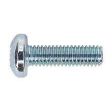 Load image into Gallery viewer, Sealey Machine Screw DIN 7985Z - M6 x 20mm Pan Head Pozi Zinc - Pack of 50
