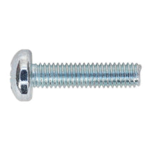 Load image into Gallery viewer, Sealey Machine Screw DIN 7985Z - M6 x 25mm Pan Head Pozi Zinc - Pack of 50
