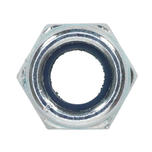 Sealey Nylon Locknut DIN 982 - M6 Zinc - Pack of 100