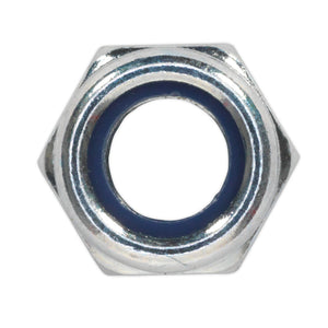 Sealey Nylon Locknut DIN 982 - M8 Zinc - Pack of 100