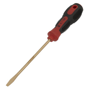 Sealey Screwdriver Slotted 4 x 100mm - Non-Sparking (Premier)