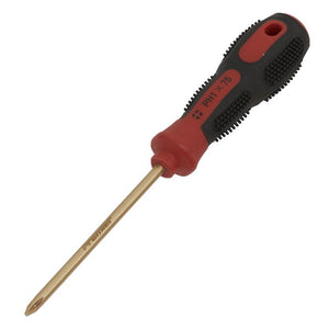 Sealey Screwdriver Phillips #1 x 75mm - Non-Sparking