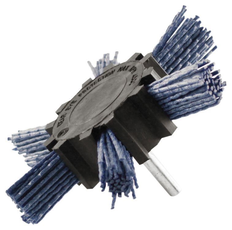 Abracs 100mm Wire Filament Strip Brush - Blue
