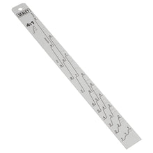 Load image into Gallery viewer, Sealey Aluminium Paint Measuring Stick 2:1/4:1
