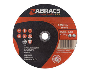 Abracs Proflex Extra Thin Cutting Disc 230mm x 1.8mm INOX