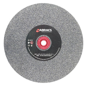 Abracs Bench Grinder Wheel 200mm x 25mm x 36 Grit Aluminium Oxide