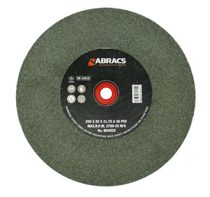Abracs Bench Grinder Wheel 250mm x 25mm x 80 Grit Silicon Carbide
