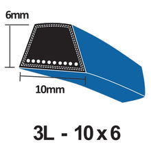 Load image into Gallery viewer, PIX X&#39;Set 3L LawnMaster V-Belt - 10 x 6mm (3L300 - 3L490)
