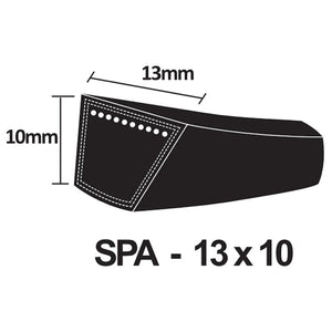 PIX X'Set Wrapped Wedge V-Belt - SPA Section 13 x 10mm (SPA3000 - SPA5000)