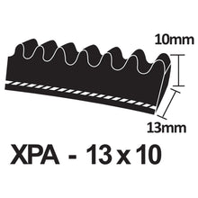 Load image into Gallery viewer, PIX X&#39;Set Cogged Wedge V-Belt - XPA Section 13 x 10mm (XPA1150 - XPA1732)
