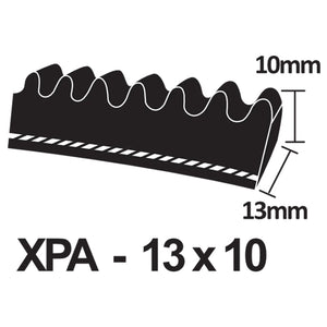 PIX X'Set Cogged Wedge V-Belt - XPA Section 13 x 10mm (XPA1150 - XPA1732)