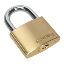 Load image into Gallery viewer, Sealey Brass Body Padlock 50mm
