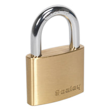 Load image into Gallery viewer, Sealey Brass Body Padlock 50mm
