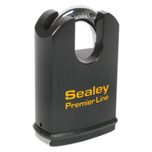 Load image into Gallery viewer, Sealey Steel Body Padlock Shrouded Shackle 61mm

